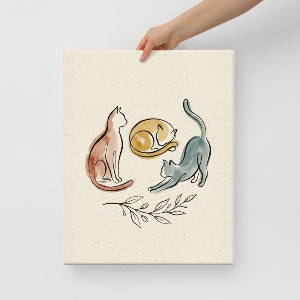 Feline Trio Mockup