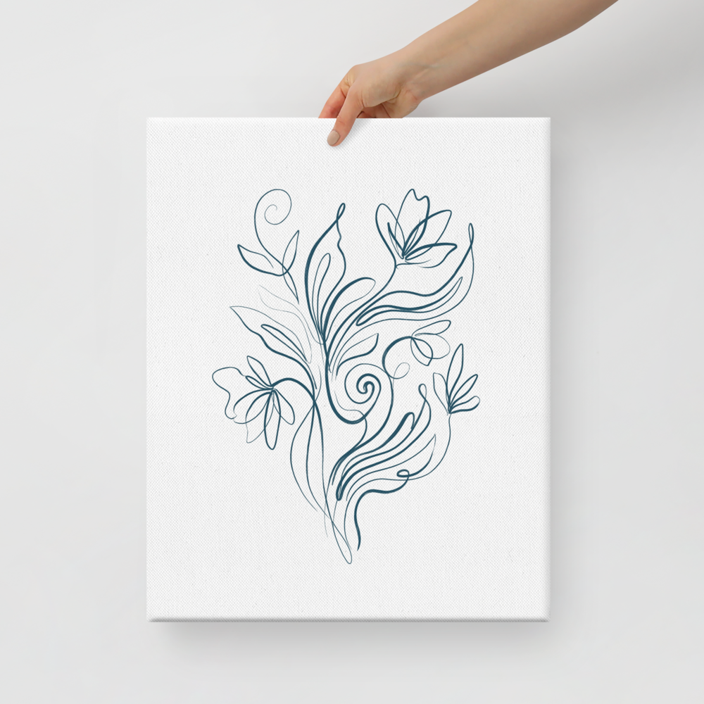 Fluid Blooms Mockup