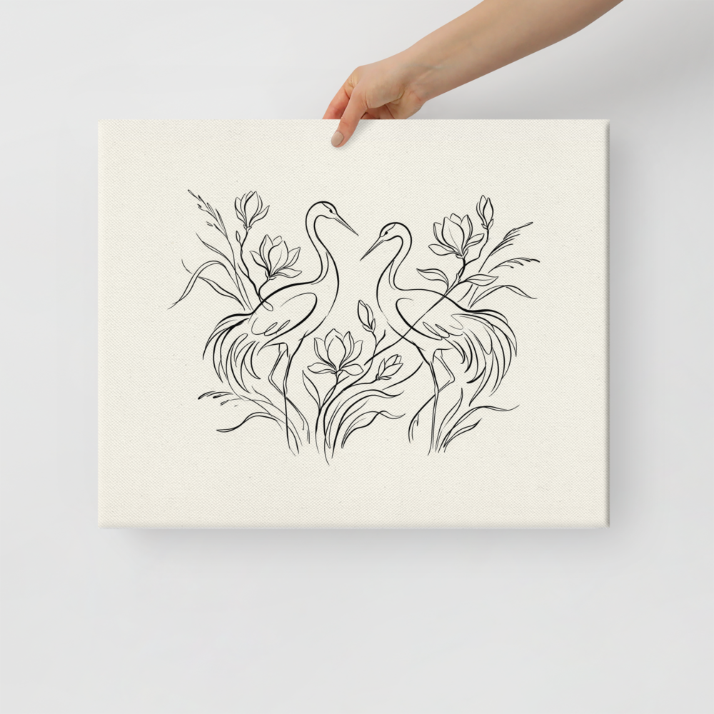 Elegant Avian Pair Mockup