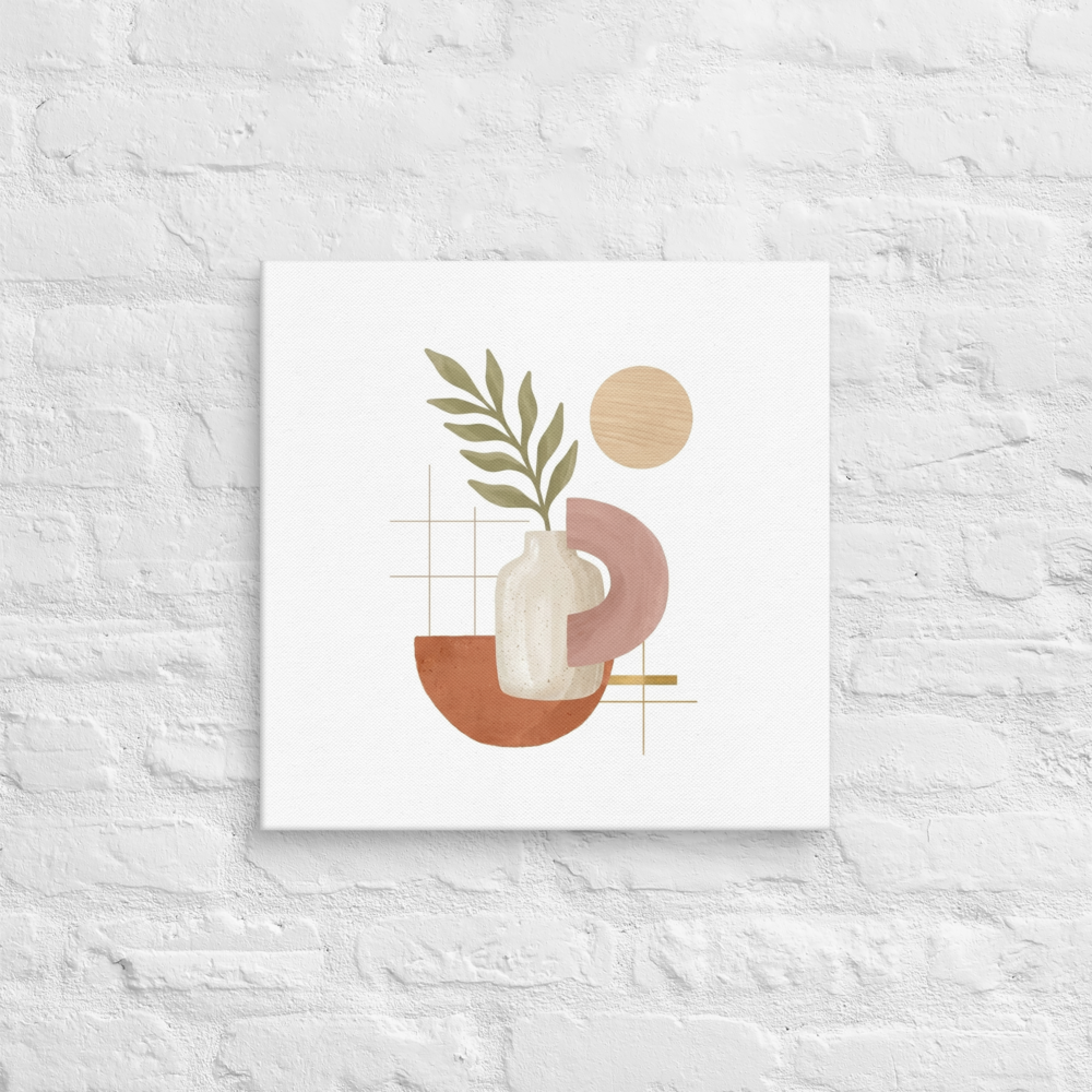 Ceramic Vase and Terracotta Arch Mockup