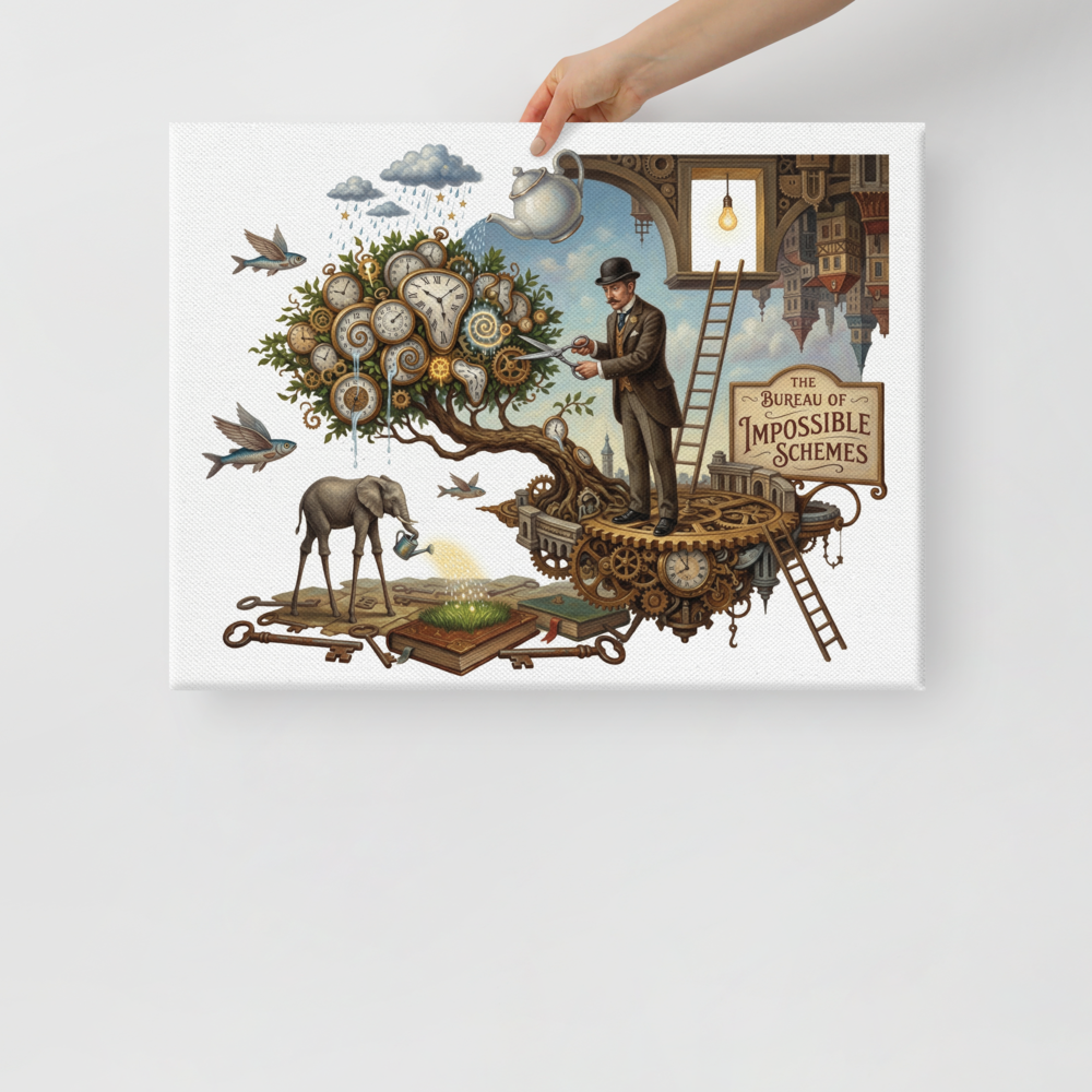 The Bureau of Impossible Schemes Mockup
