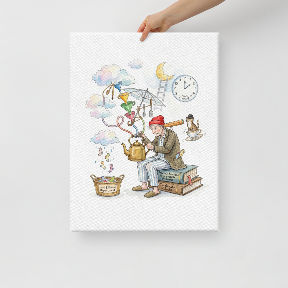 The Gravity of Socks Mockup