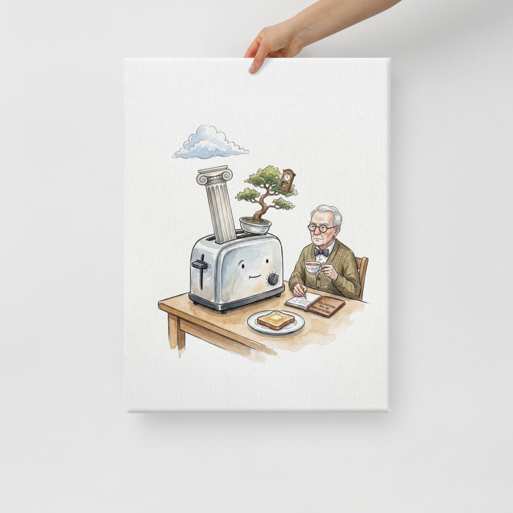 The Absurdity of Breakfast Mockup