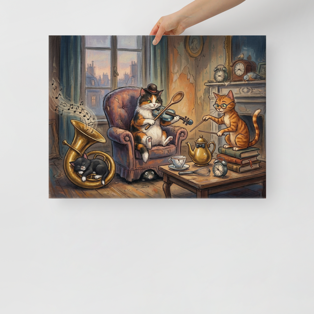 The Feline Symphony Mockup