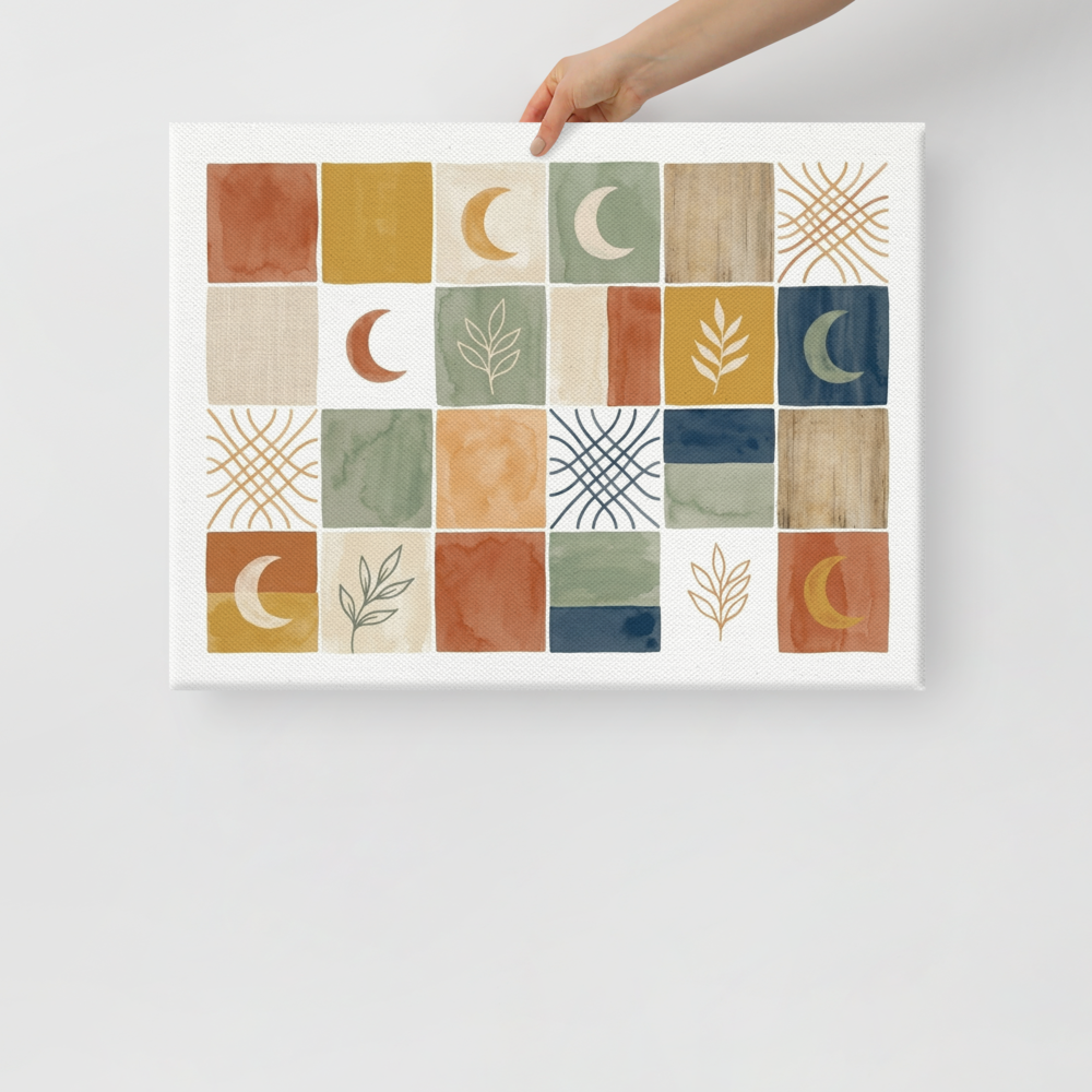 Celestial Patchwork Mockup