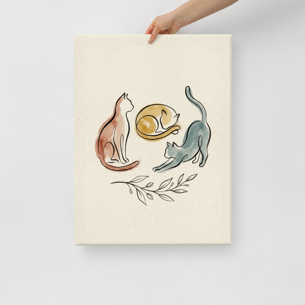 Feline Trio Mockup