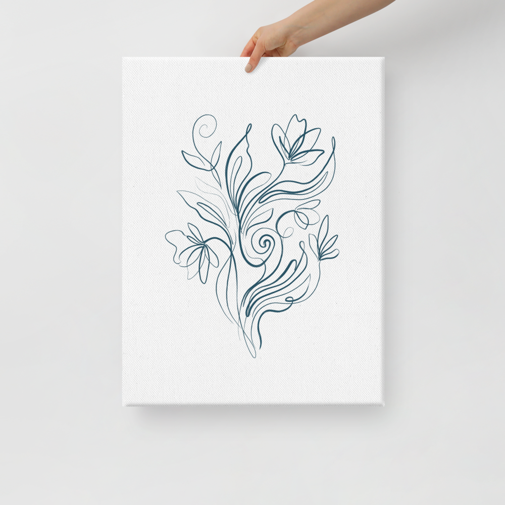 Fluid Blooms Mockup