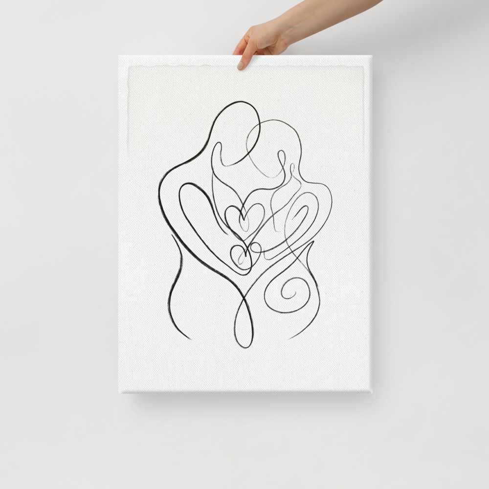 Intertwined Hearts Mockup