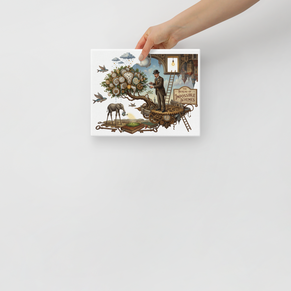 The Bureau of Impossible Schemes Mockup