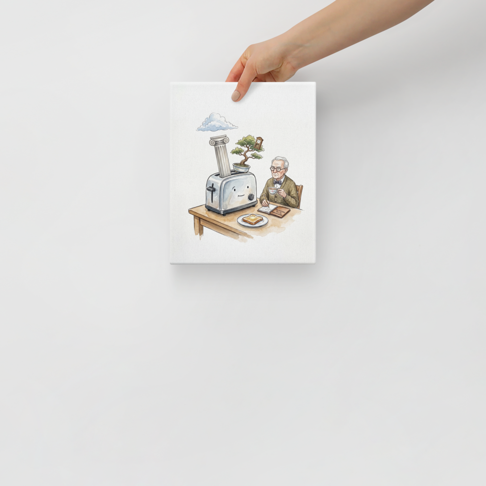 The Absurdity of Breakfast Mockup