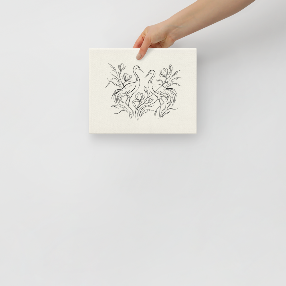 Elegant Avian Pair Mockup