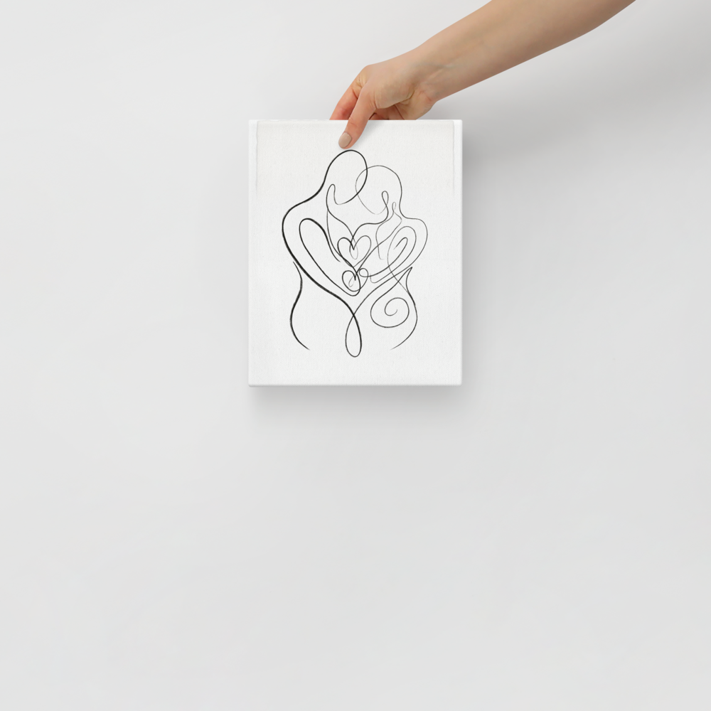 Intertwined Hearts Mockup