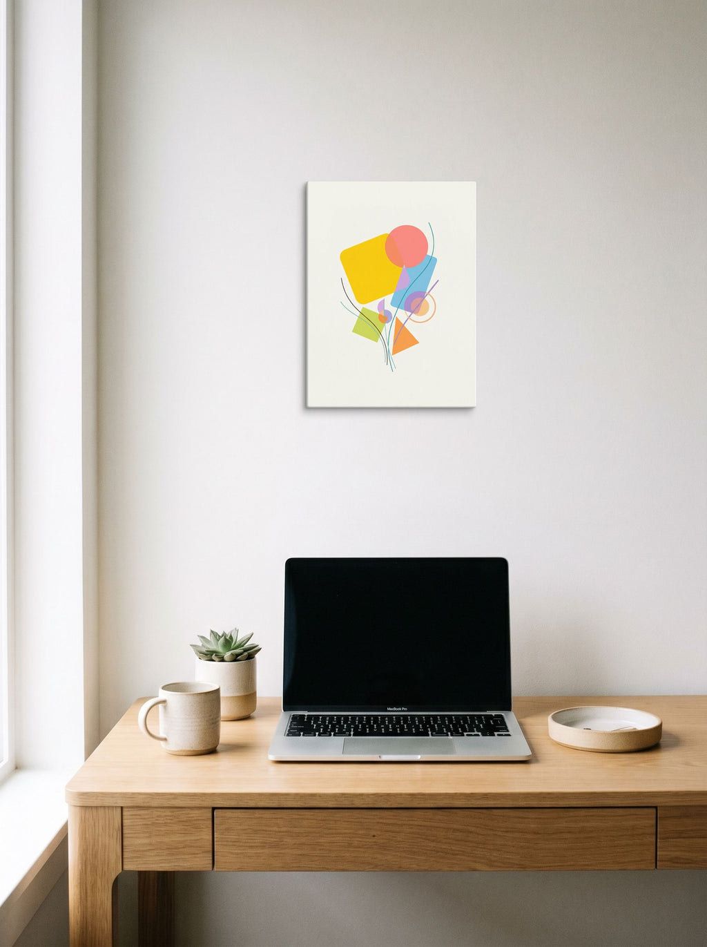 Geometric Bouquet Mockup