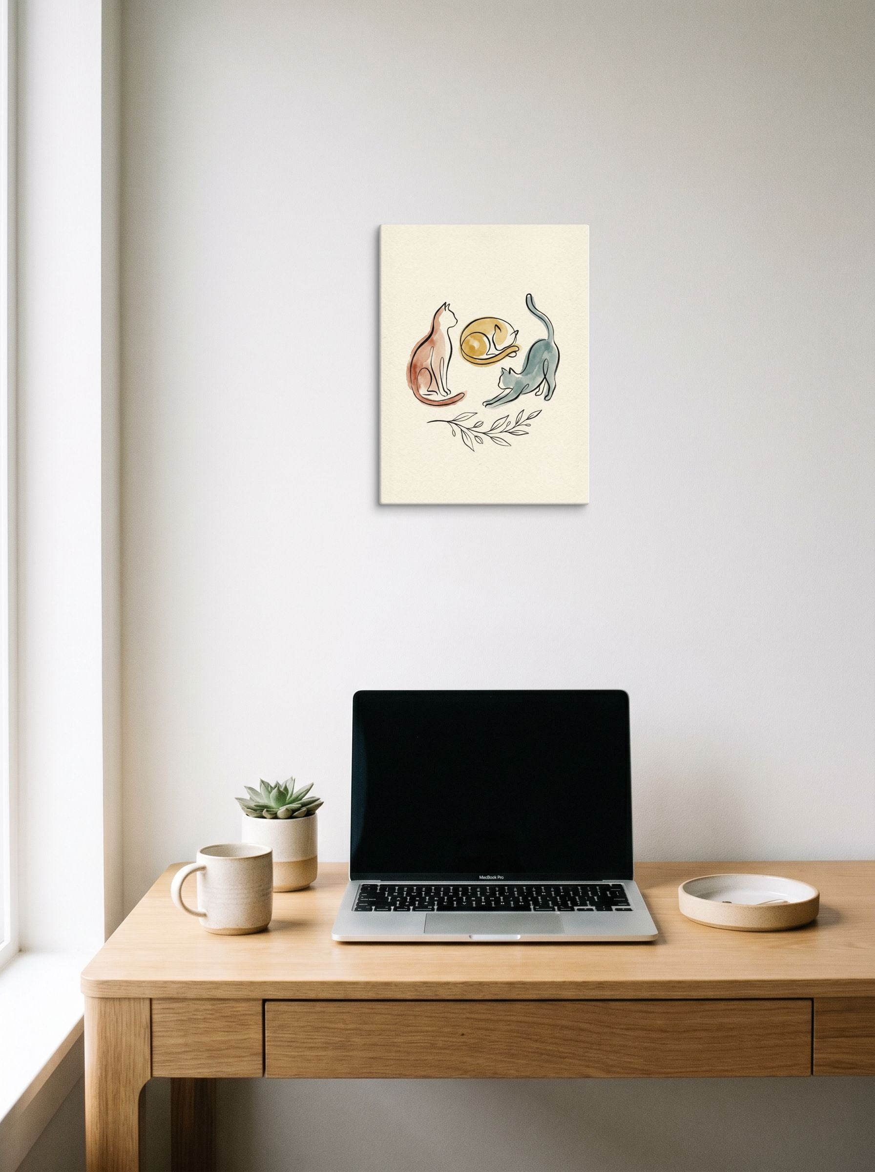 Feline Trio Mockup