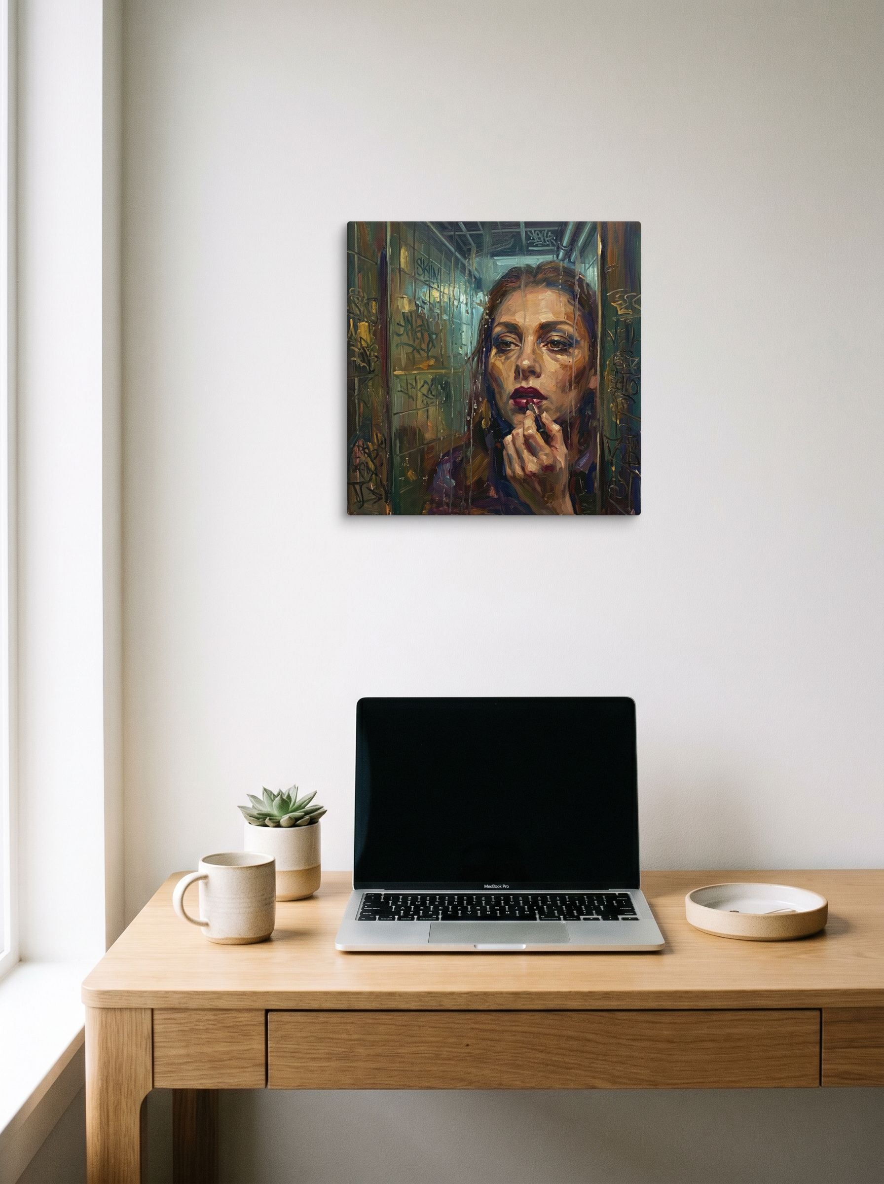 Behind the Glass Mockup