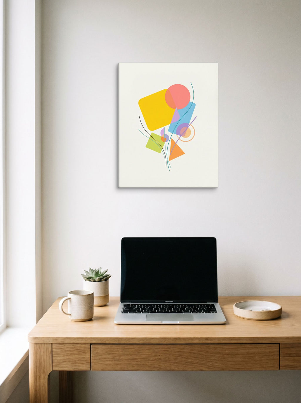 Geometric Bouquet Mockup