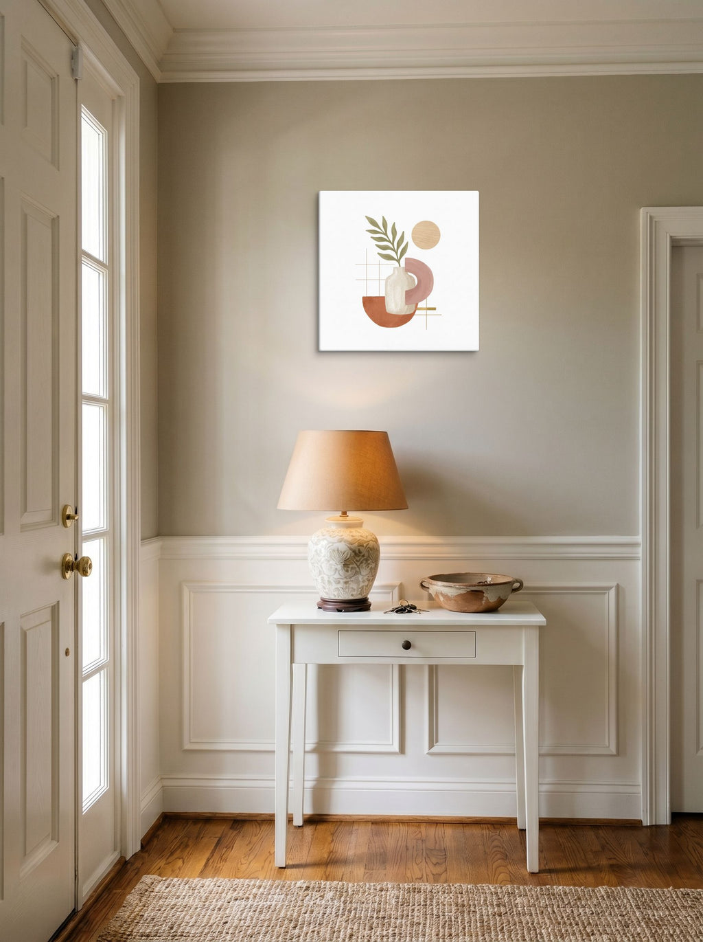 Ceramic Vase and Terracotta Arch Mockup