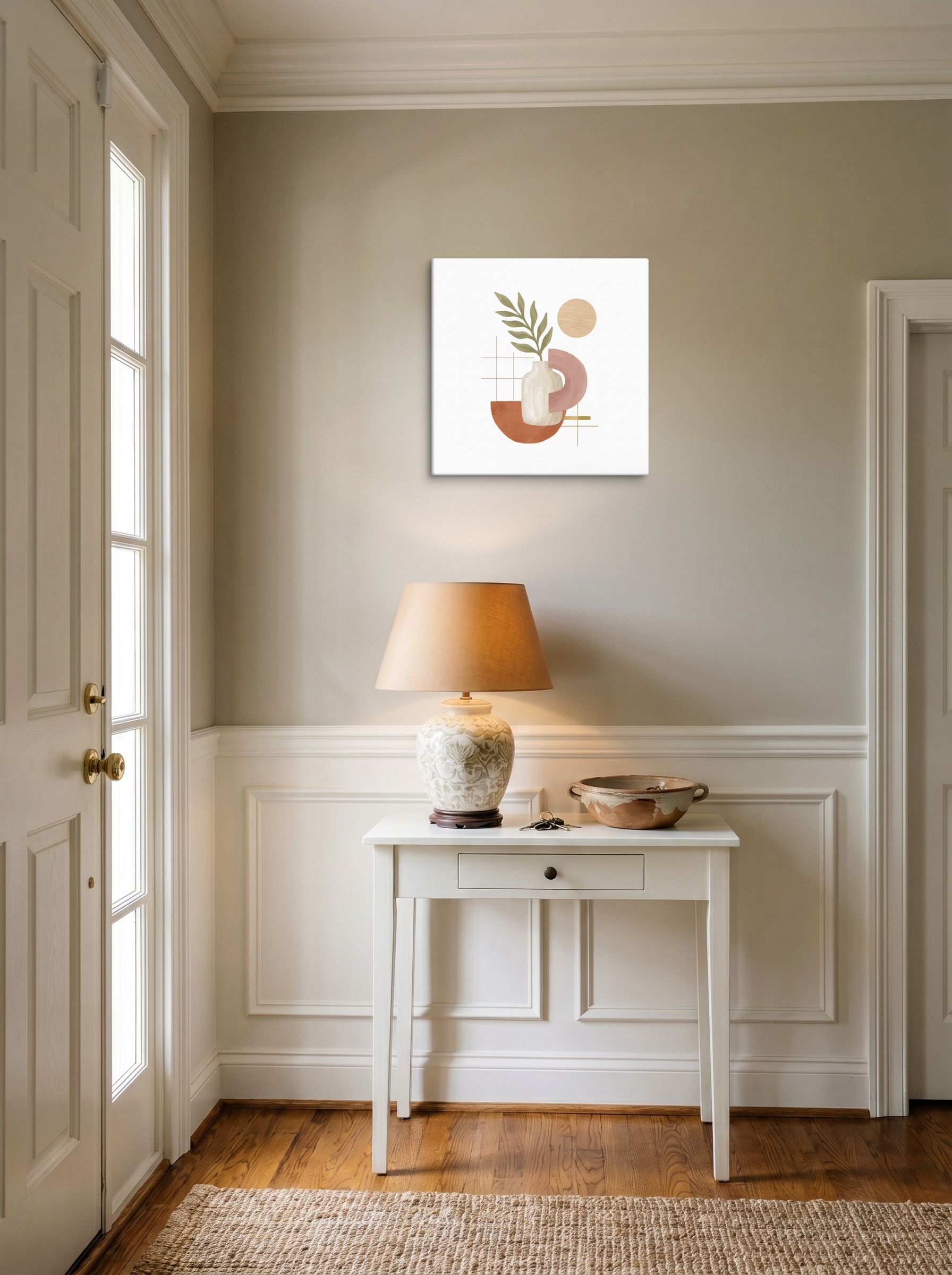 Ceramic Vase and Terracotta Arch Mockup