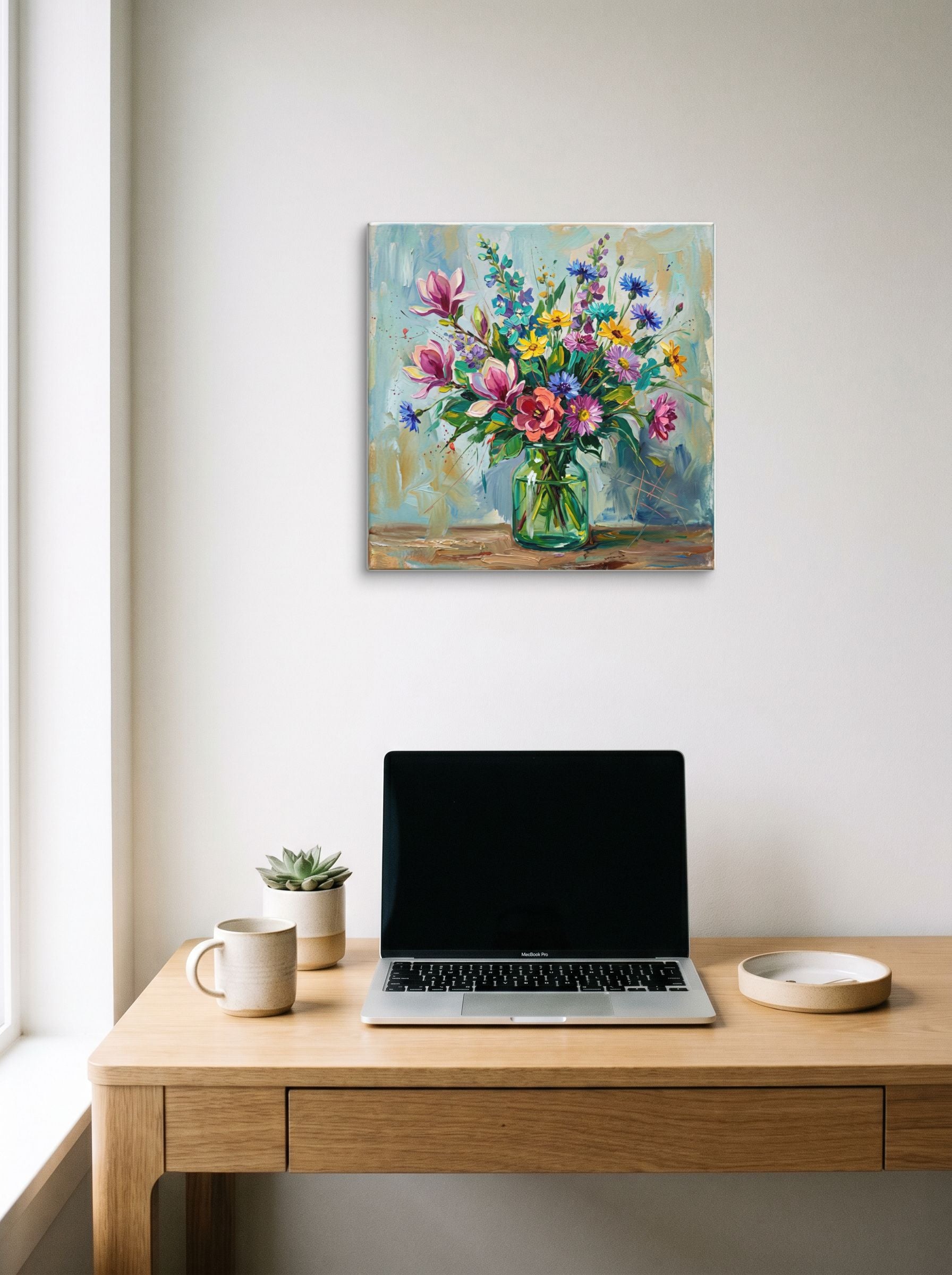 Wildflower Glass Mockup