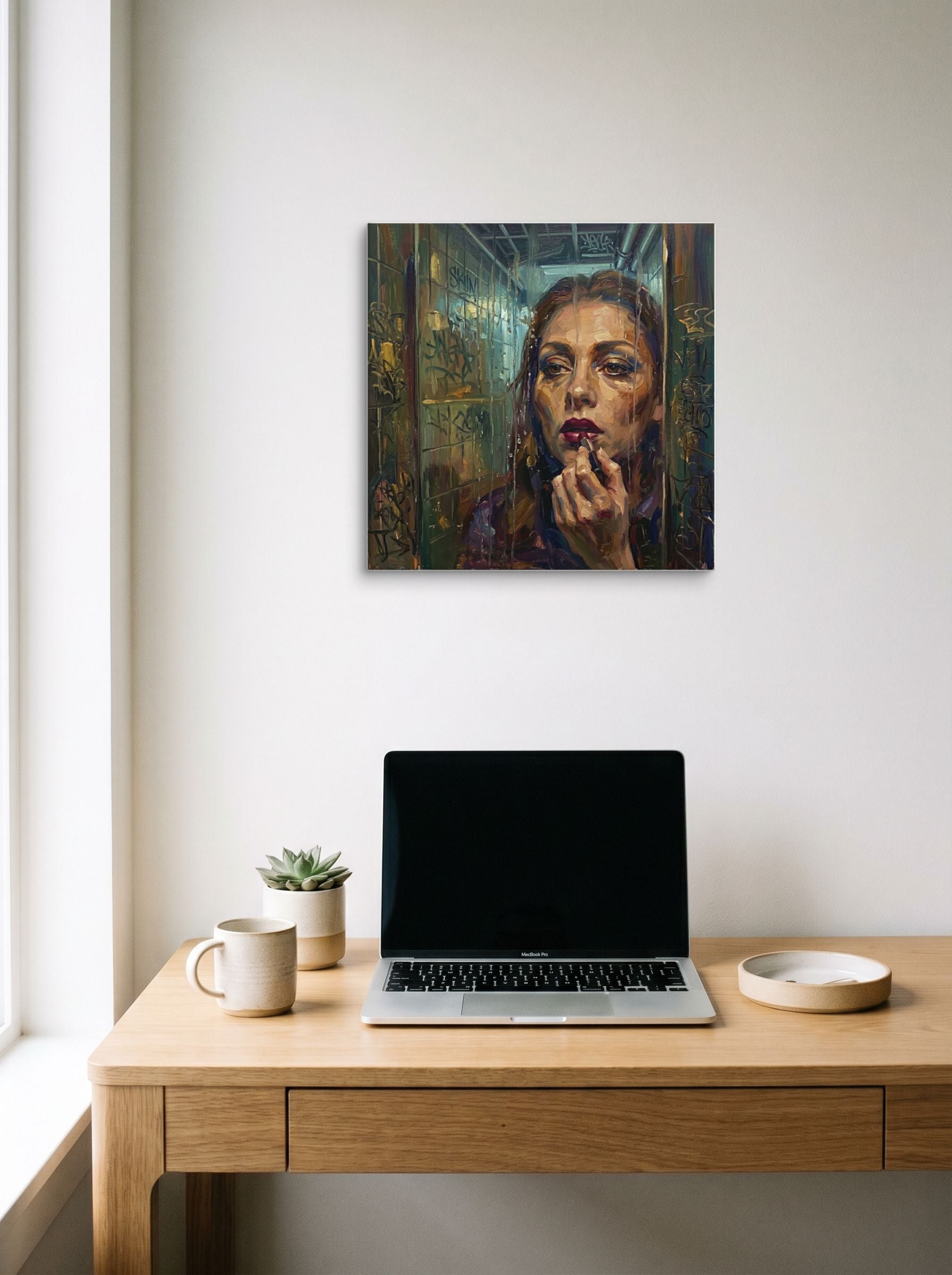 Behind the Glass Mockup