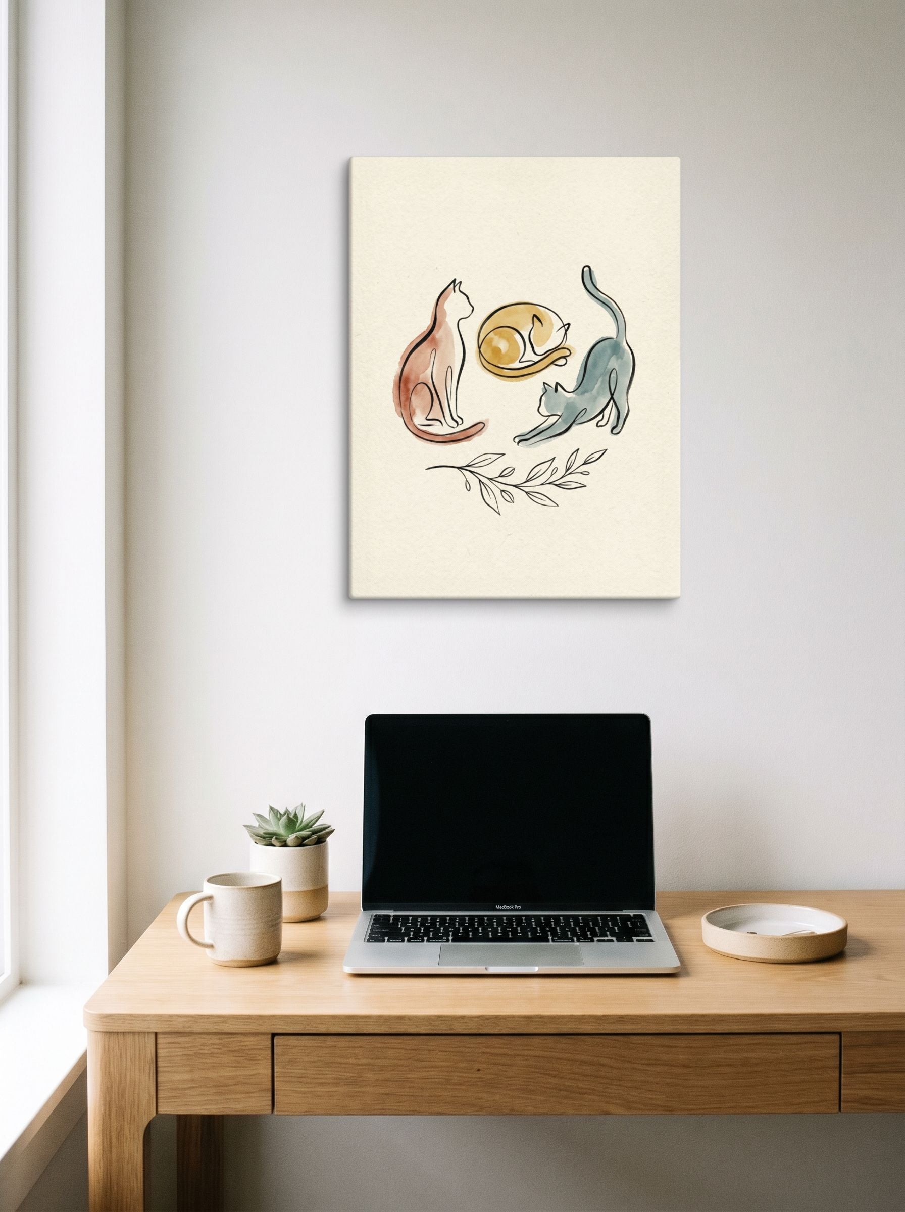 Feline Trio Mockup