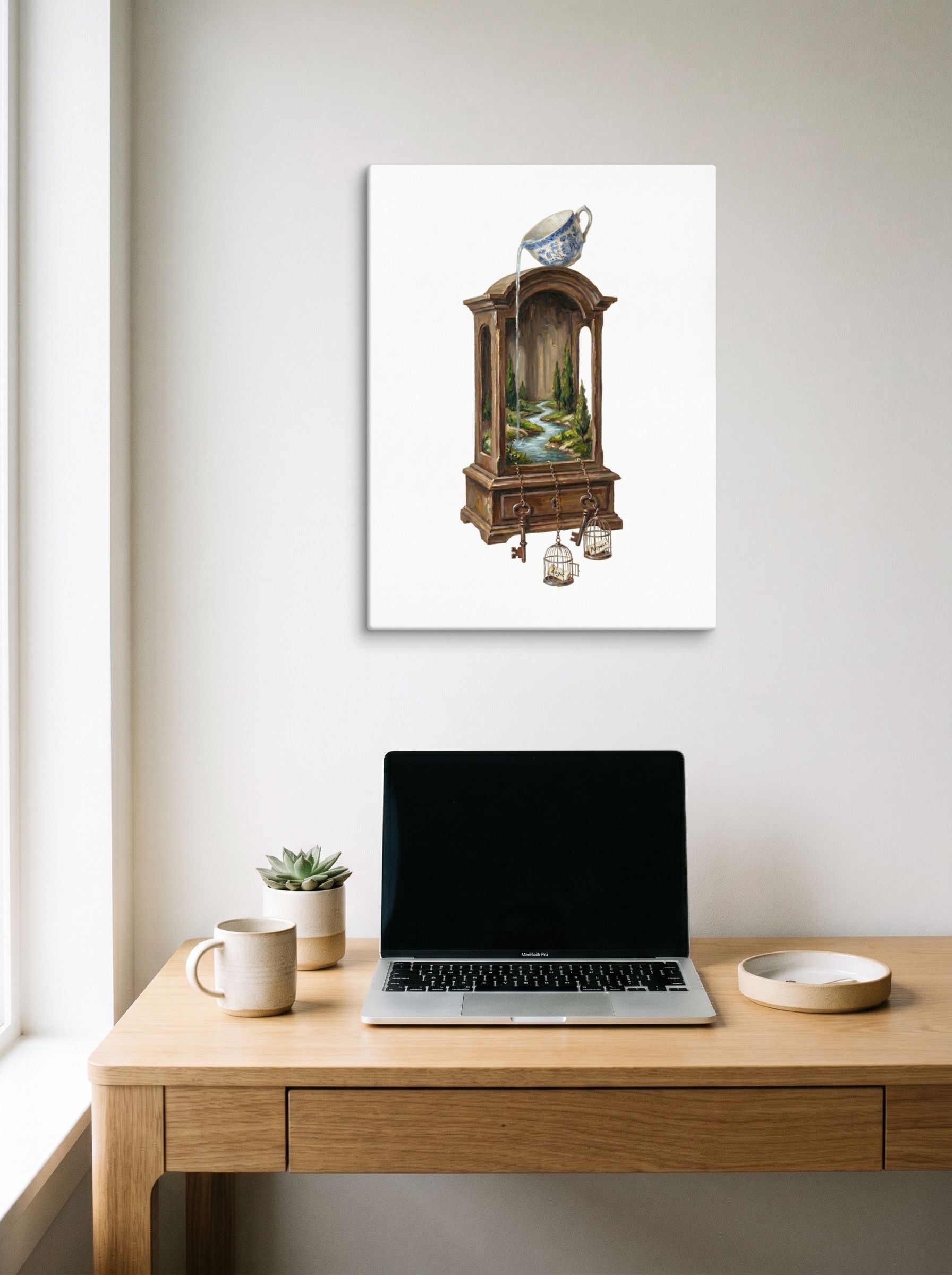 The Caged Reason Mockup