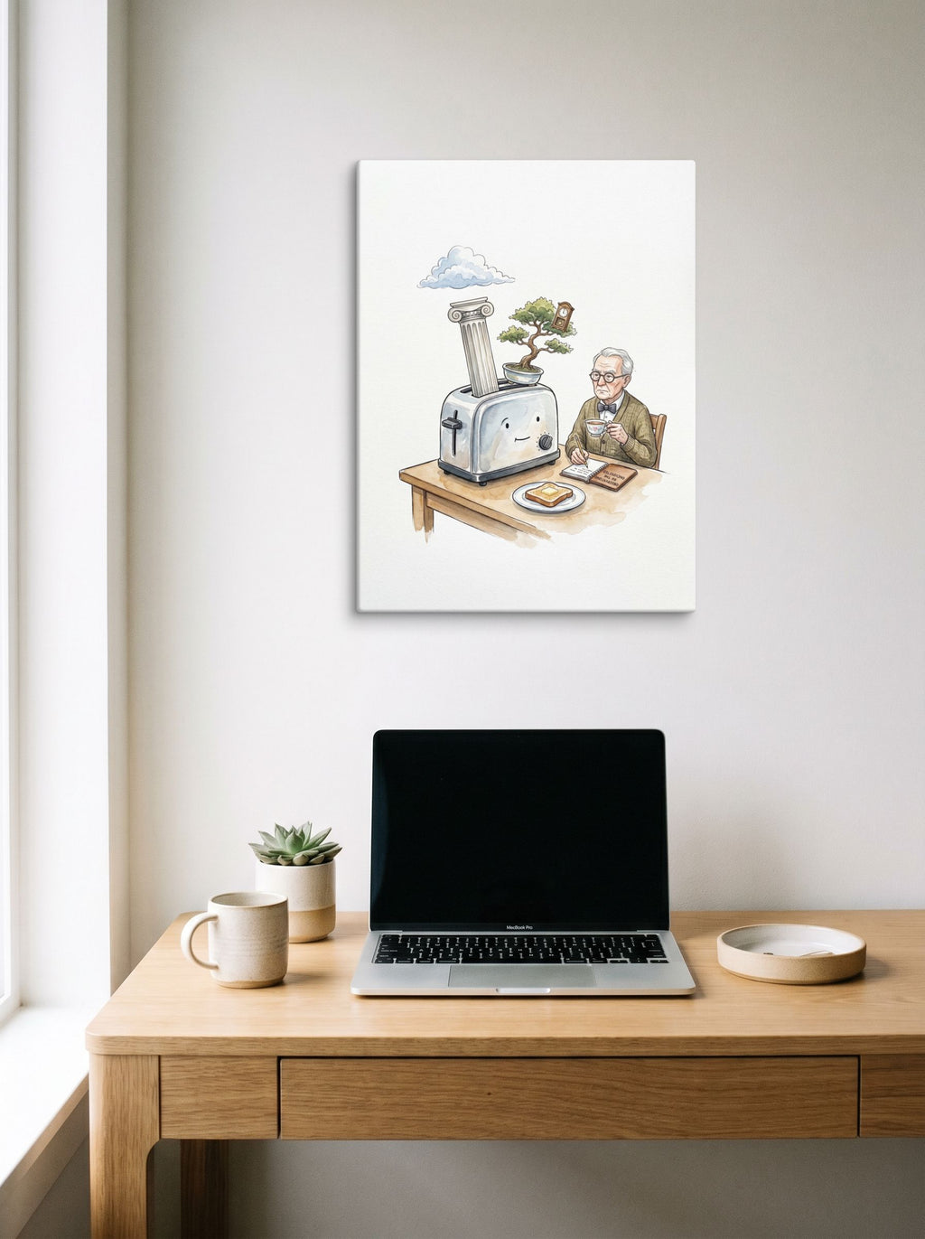 The Absurdity of Breakfast Mockup