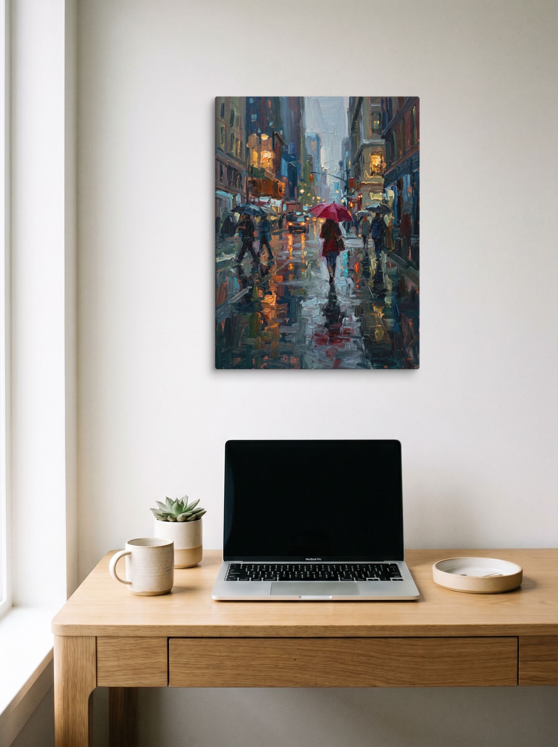 Neon Rain Mockup