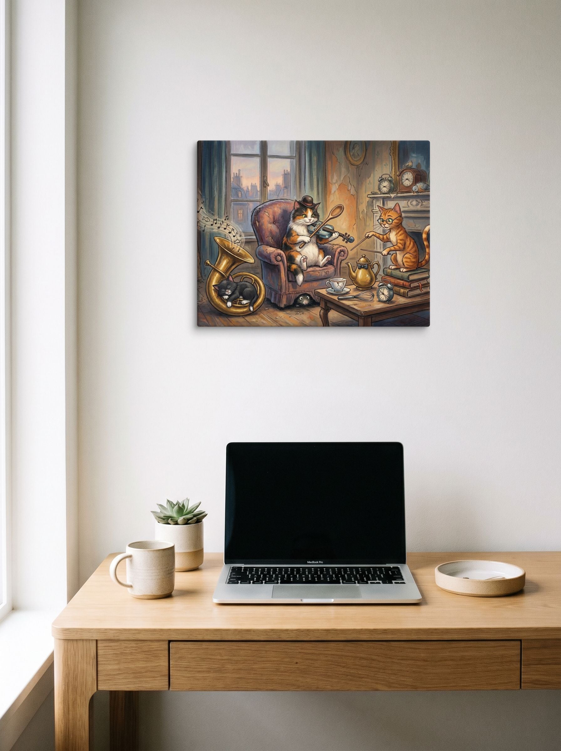 The Feline Symphony Mockup