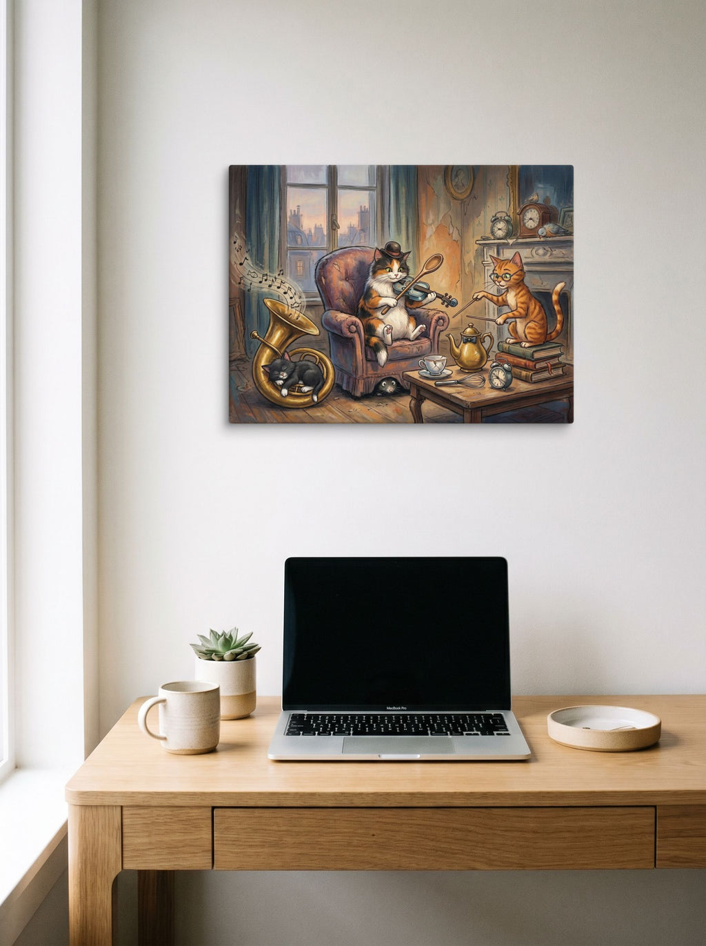The Feline Symphony Mockup