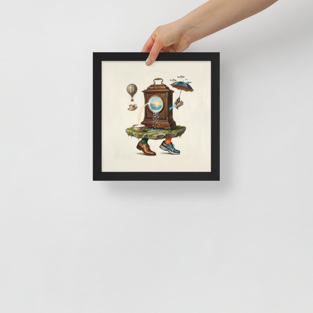 Time's Liquid Journey Mockup