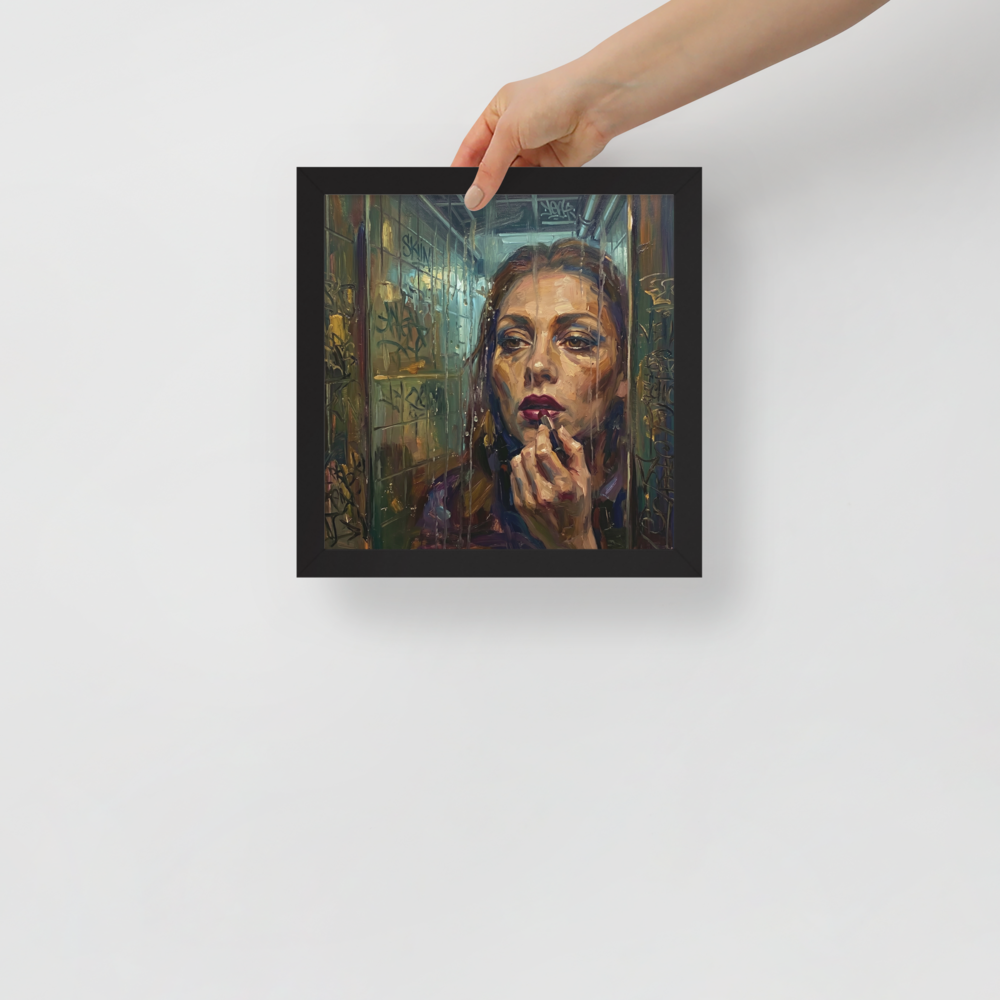 Behind the Glass Mockup