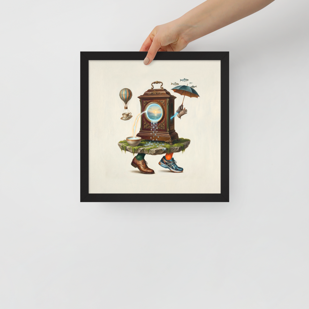 Time's Liquid Journey Mockup