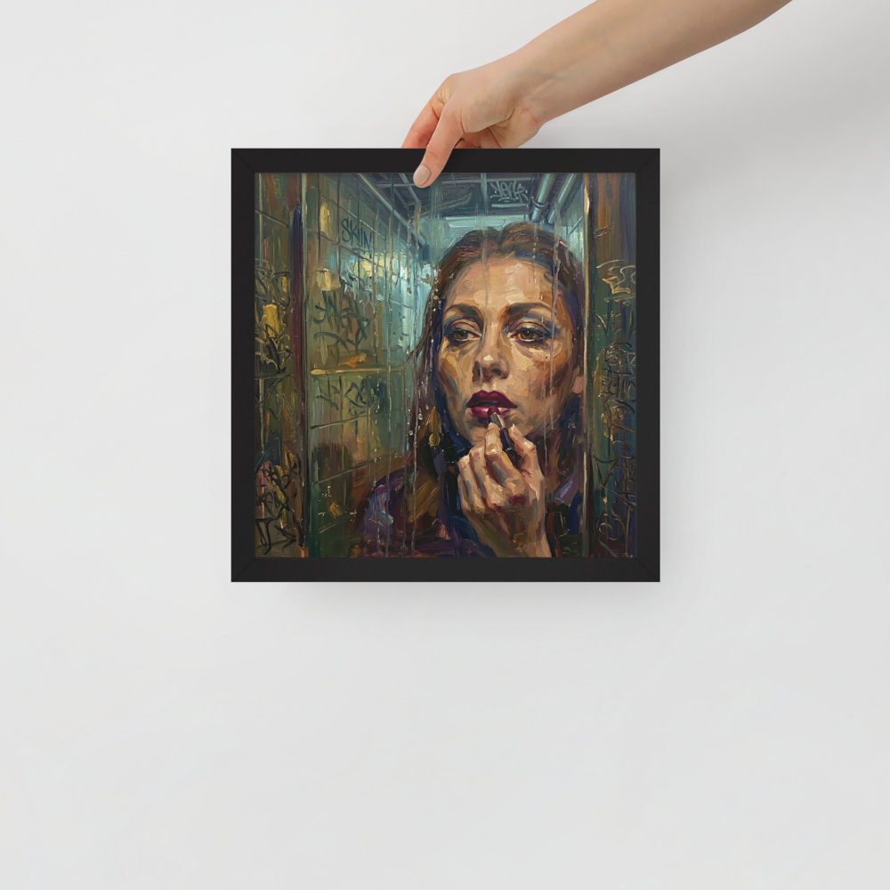 Behind the Glass Mockup