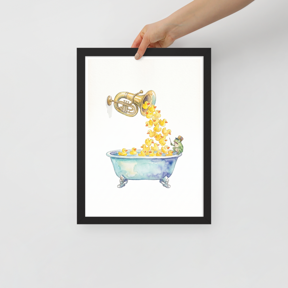 The Symphony of Rubber Ducks Mockup