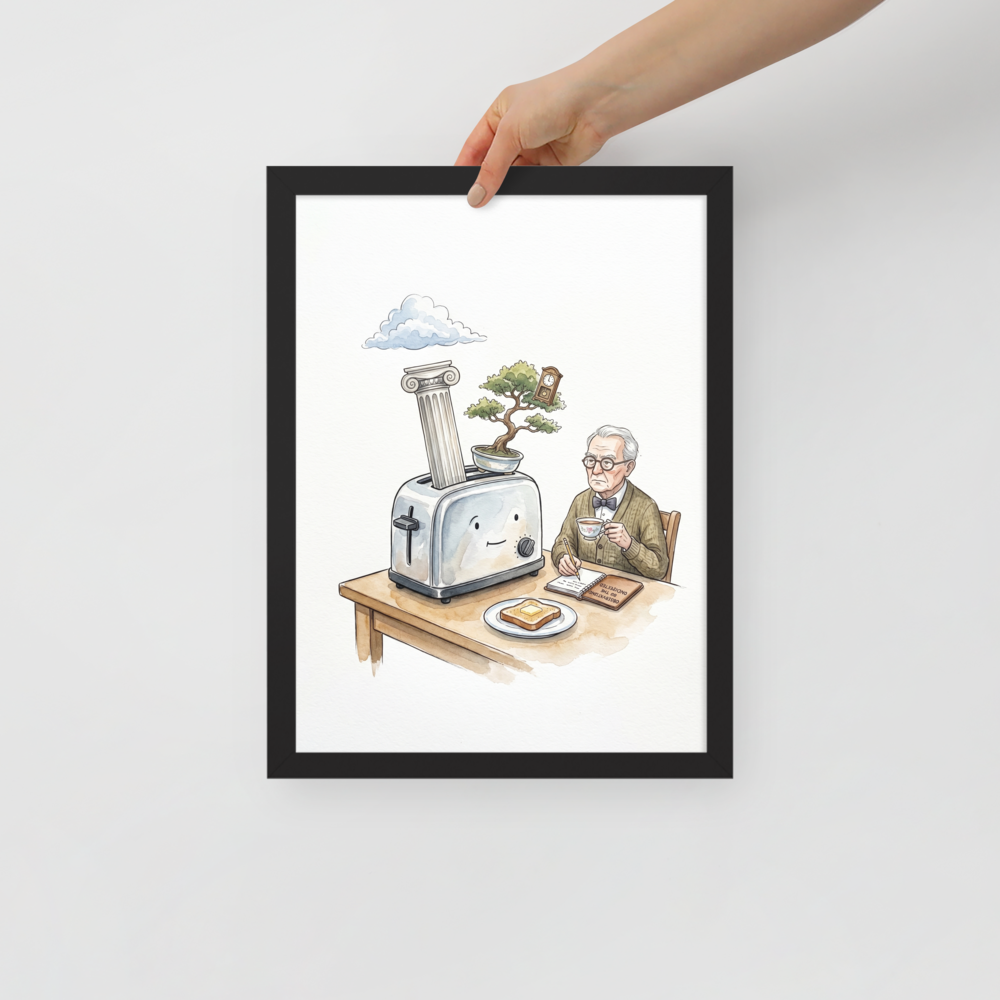 The Absurdity of Breakfast Mockup