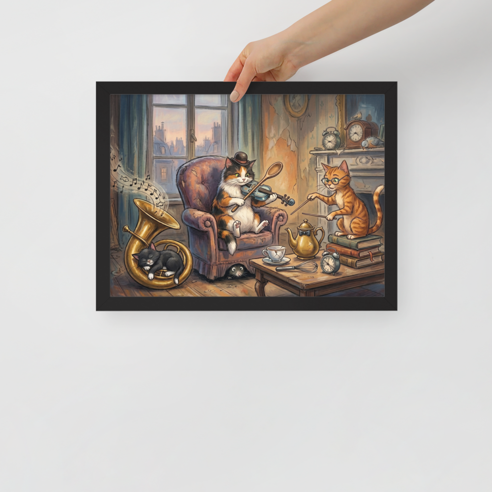 The Feline Symphony Mockup