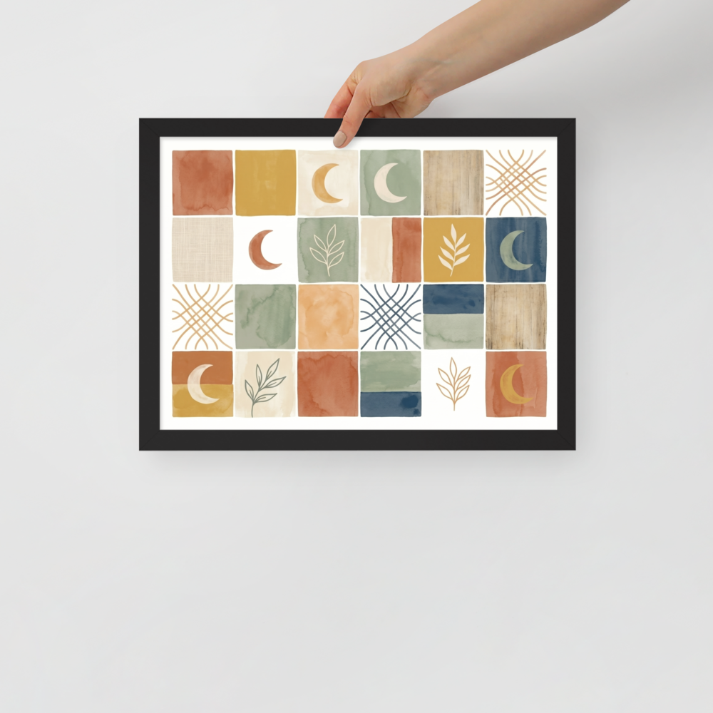 Celestial Patchwork Mockup