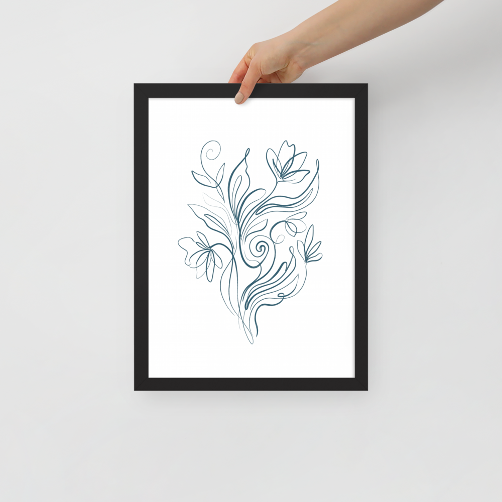 Fluid Blooms Mockup
