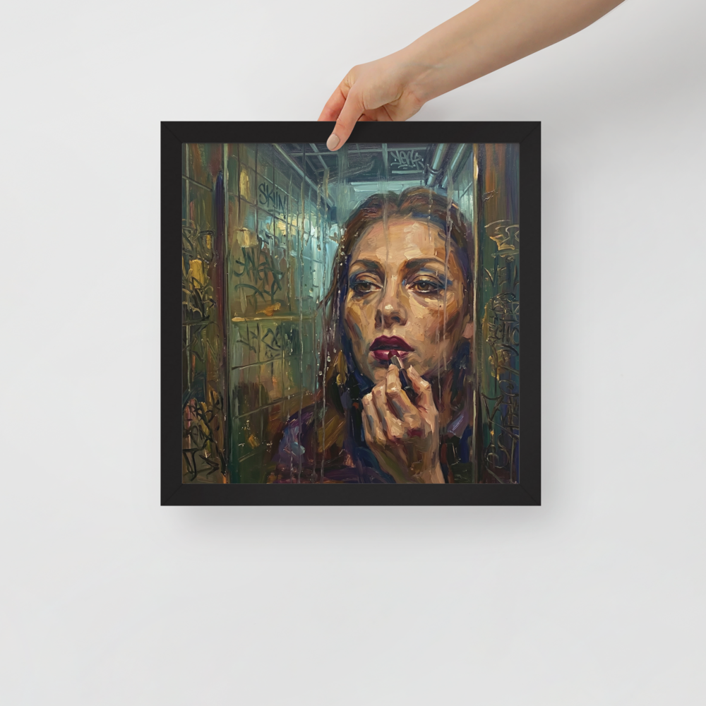 Behind the Glass Mockup