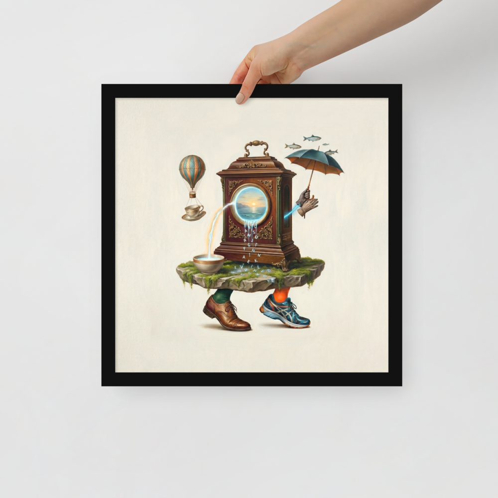 Time's Liquid Journey Mockup