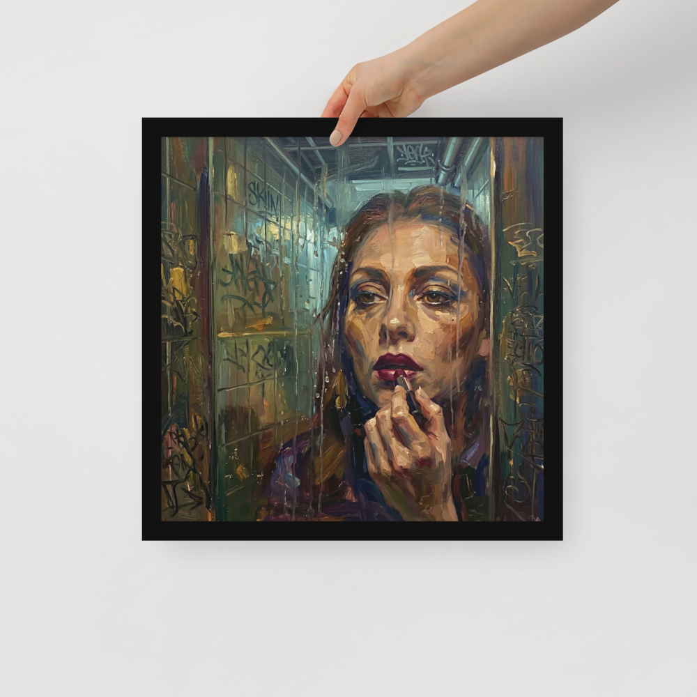 Behind the Glass Mockup