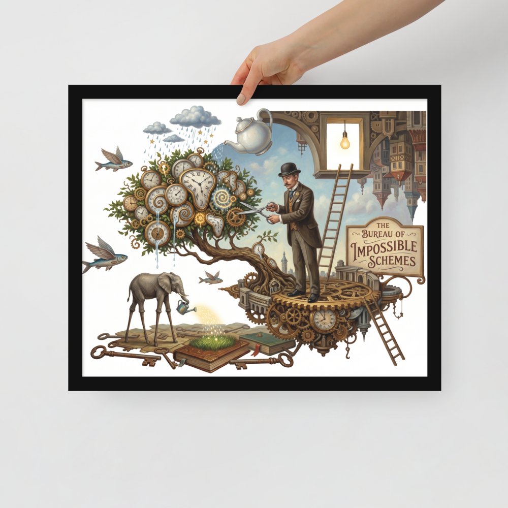 The Bureau of Impossible Schemes Mockup