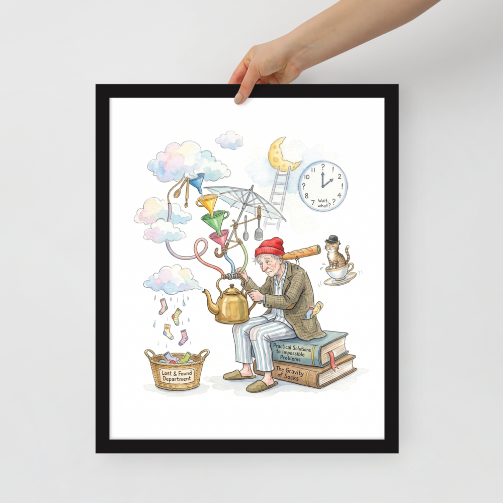 The Gravity of Socks Mockup