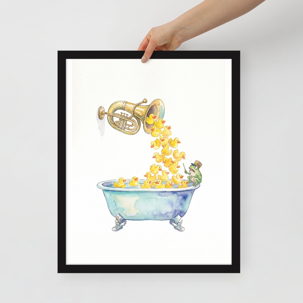 The Symphony of Rubber Ducks Mockup
