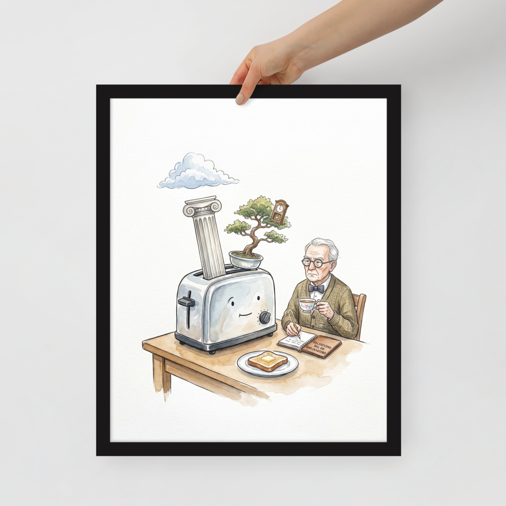 The Absurdity of Breakfast Mockup