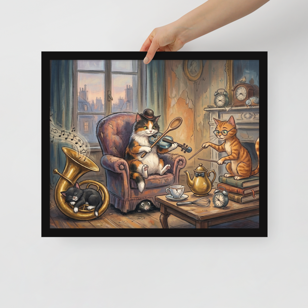 The Feline Symphony Mockup