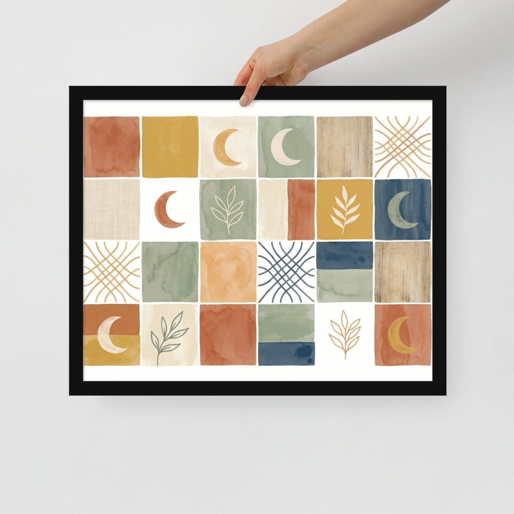 Celestial Patchwork Mockup