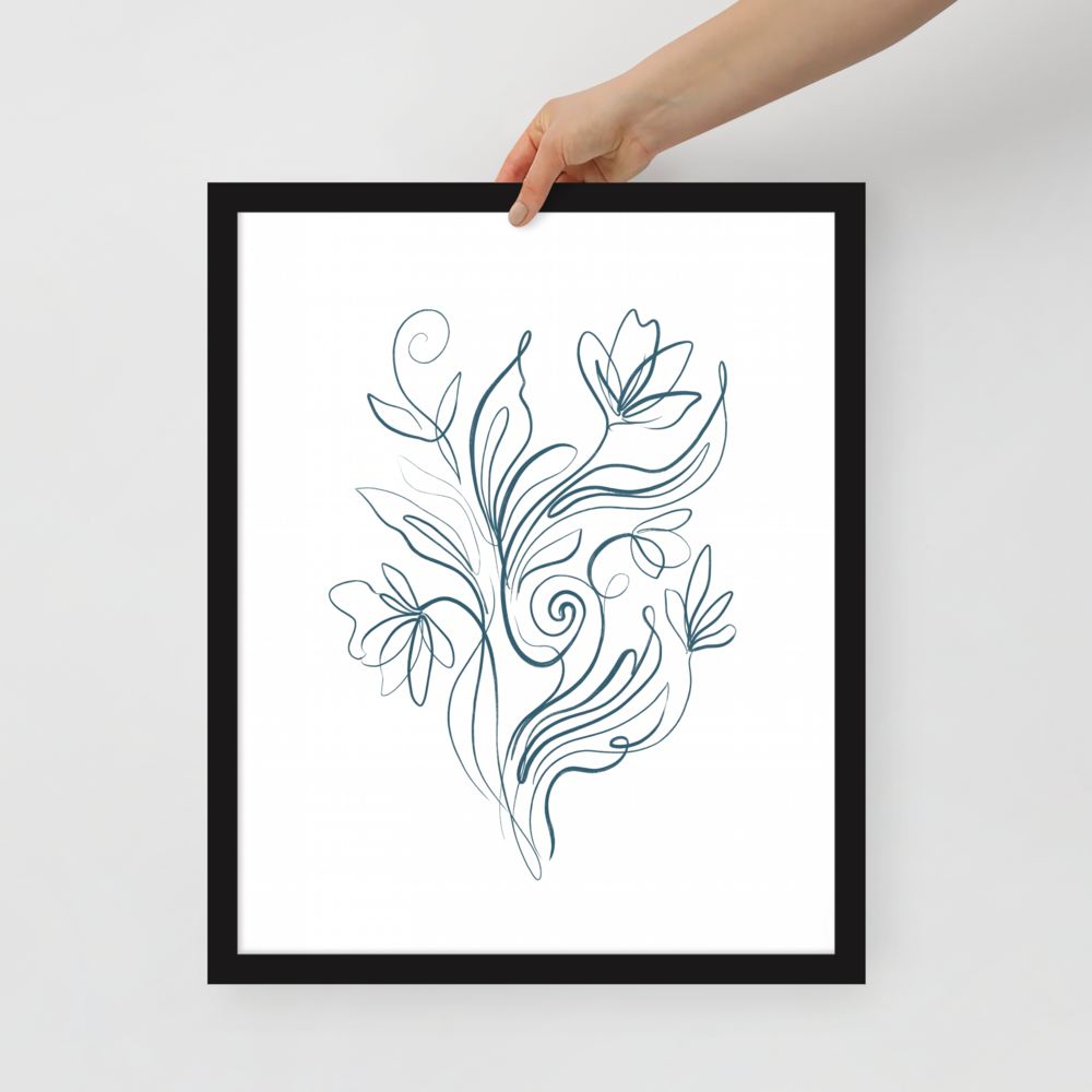 Fluid Blooms Mockup