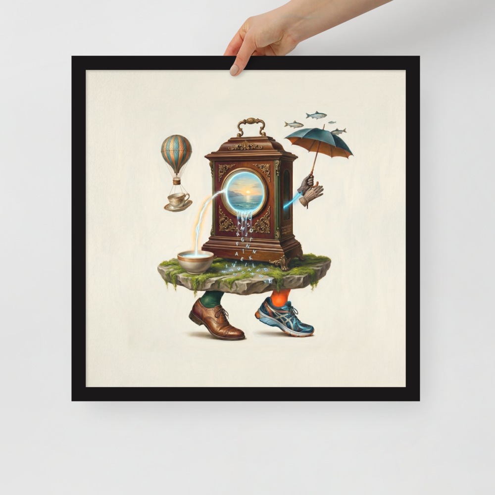 Time's Liquid Journey Mockup